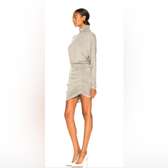 GUC Veronica Beard- Manda Jersey Heather Grey Dress. Size L - Picture 2 of 8